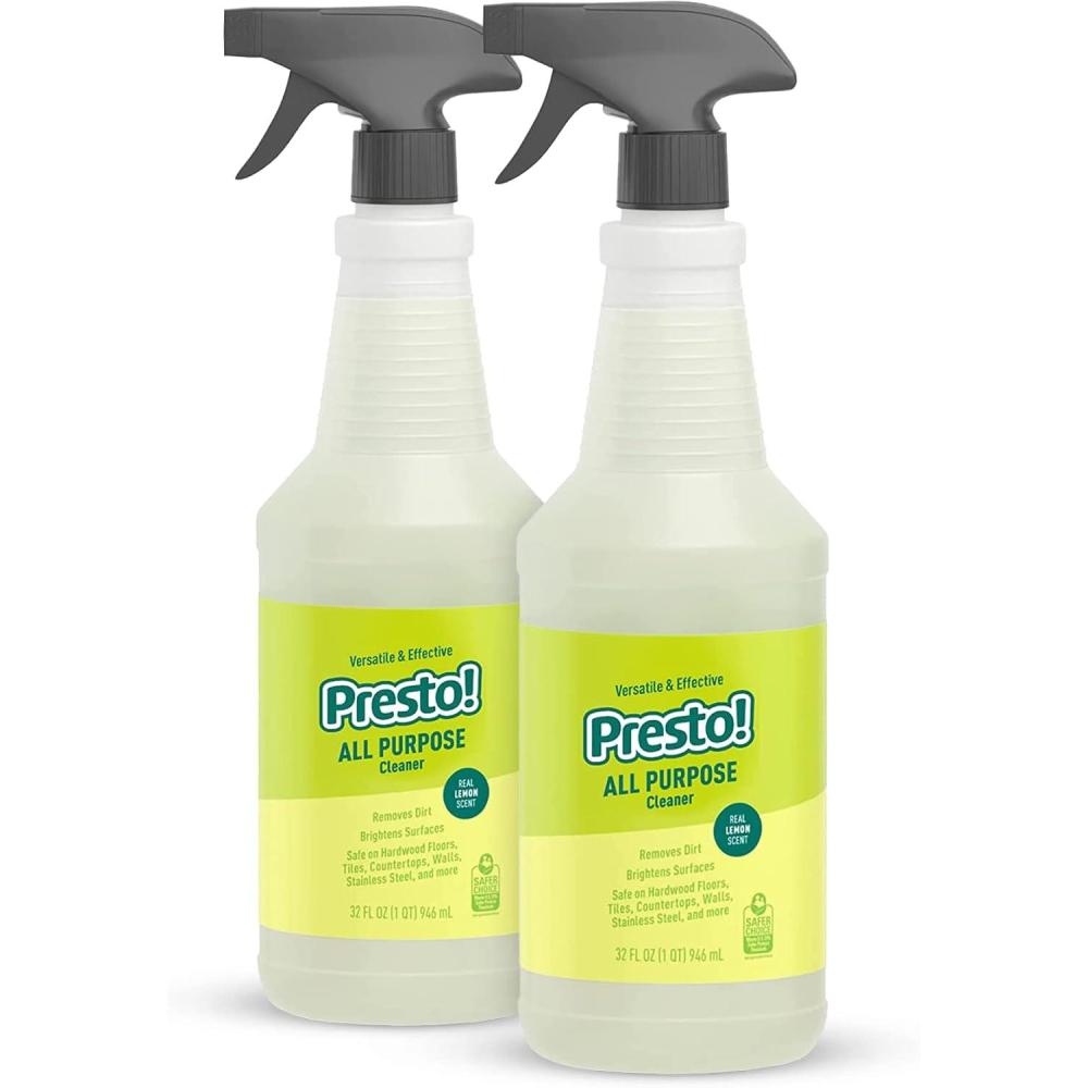 image:imageAmazon Brand  Presto All Purpose Cleaner Lavender Scent 32 fl oz Pack of 2Lemon