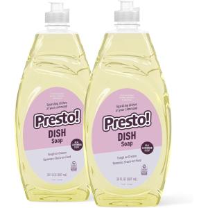 Amazon Brand – Presto! Dish Soap, Lavender Scent, 30 fl oz, Pack of 2(30 Fl Oz (Pack of 2))