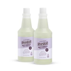 Amazon Brand – Presto! Multi-Surface Cleaner Concentrate, 2X Concentrated Formula, Lemon Scent, 32 fl oz (Pack of 2)(Lavender)